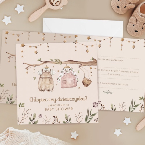 zaproszenia na gender reveal 