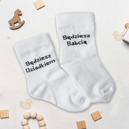skarpetki powiadomienie o ciazy dla dziadkow