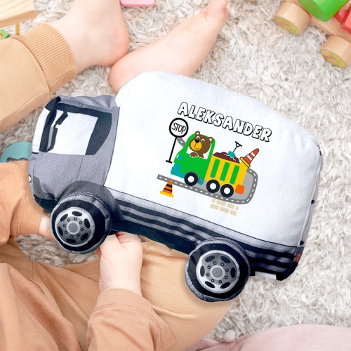 poduszka ciezarowka z imieniem chlopca