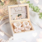 SZKATUŁKA z ukrytą informacją o ciąży dla przyszłego taty