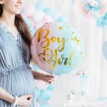 BALON foliowy Boy or Girl dekoracja na Gender Reveal Party