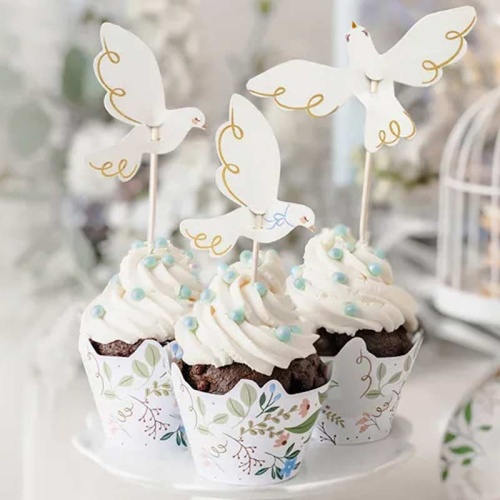 Papilotki na babeczki kolorowe