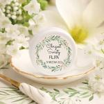 JOJO upominek dla gości Chrzest Greenery z imieniem (+naklejki) 10szt