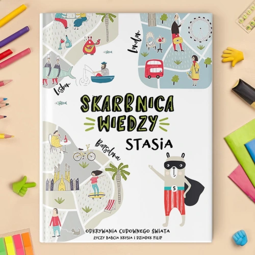 KSIĄŻKA skarbnica wiedzy do odkrywania świata Prezent dla Dziecka