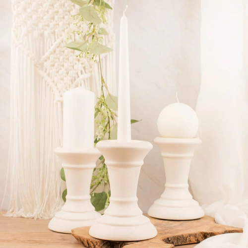 ŚWIECZNIK ceramiczny Bolsius na wszystkie świece 15cm