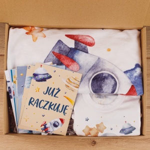 ZESTAW foto kocyk karty do zdjęć body dla chłopca