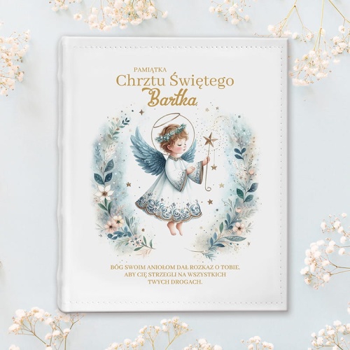 Album na Chrzest Święty dziecka. Personalizowany prezent.