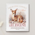 Album wspomnień dla wnuczki. Pamiątkowy prezent dla dziecka na narodziny wnuczki.