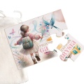 Personalizowane puzzle z imieniem dziewczynki do przedszkola. Puzzle dla dzieci.