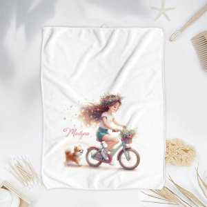 RĘCZNIK dla dziewczynki prezent dla rowerzystki