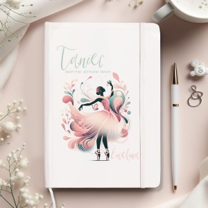 NOTATNIK dla tancerki baletnicy prezent personalizowany