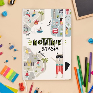 NOTATNIK z imieniem dziecka praktyczny prezent