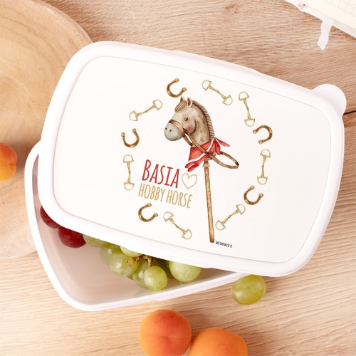Śniadaniówka Hobby Horse. Lunch box dla dziewczynki. Śniadaniówka do szkoły dla Hobby Horse. Akcesoria Hobby Horse. Akcesoria hobby horse do szkoły