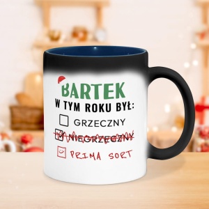 KUBEK magiczny zmieniający kolor śmieszny prezent na Święta dla niego