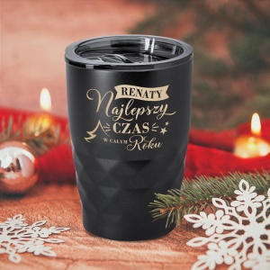 KUBEK termiczny oryginalny kształt Praktyczny prezent świąteczny