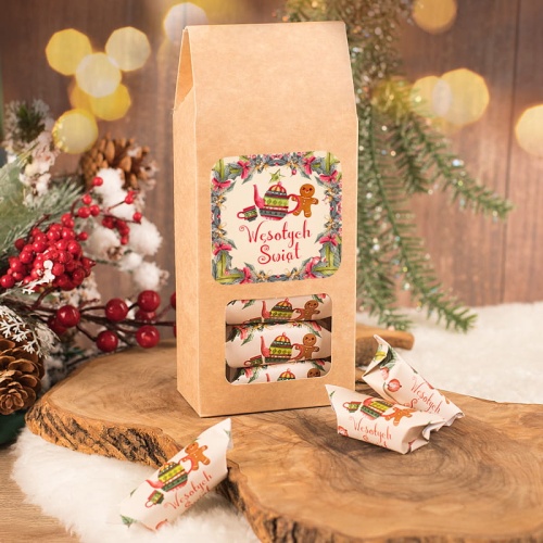 krowki swiateczne ozdobne pudelko