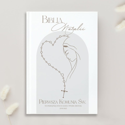 Biblia Exclusive z imieniem dziecka na Pierwszą Komunię Świętą