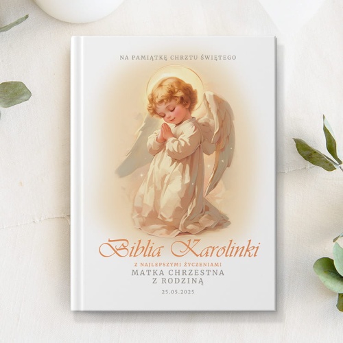 Ilustrowana biblia dla dziecka z okazji chrztu świętego