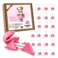 Zestaw Różowe Ciasteczka z Wróżbą na Baby Shower 20szt.