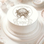 OPŁATEK Na Tort Personalizowany Pierwsza Komunia Święta