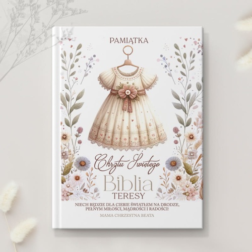 BIBLIA Na Chrzest Dziewczynki Z Imieniem