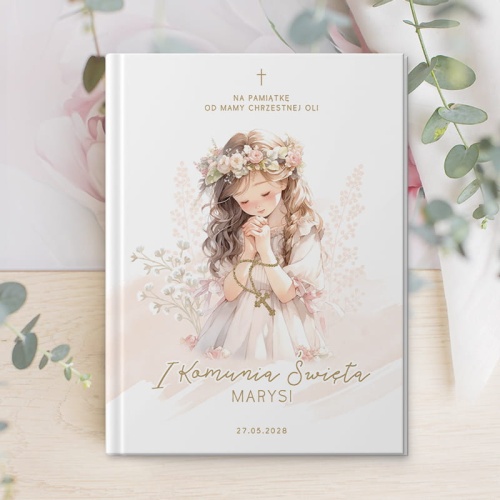 biblia z imieniem prezent komunia swieta dziewczynki 2026