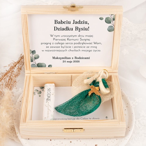 Skrzyneczka podziękowanie dla dziadków