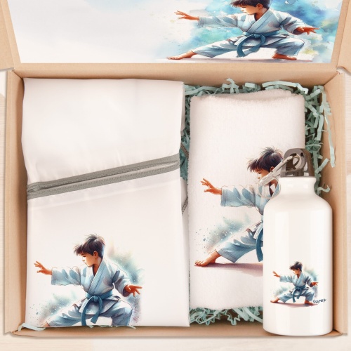 Prezent dla przedszkolaka w pudełku z motywem judo