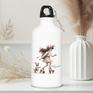 BIDON na Wodę z Karabińczykiem Prezent Dla Dziewczynki