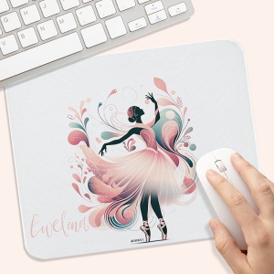 PODKŁADKA pod Myszkę z Imieniem Prezent Dla Małej Baletnicy