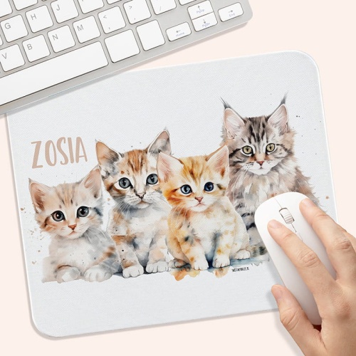Personalizowana podkładka pod myszkę z nadrukiem i imieniem dziecka