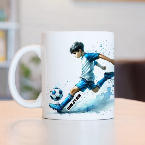 Personalizowany kubek dla fana piłki nożnej