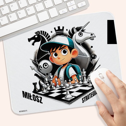 Młodzieżowa podkładka pod myszkę szachy