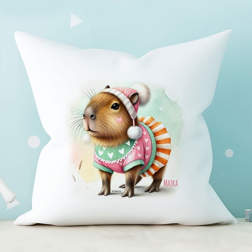 Kolorowa poduszka z imieniem dla dziecka