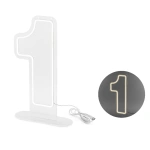 NEON Cyfra 1 Dekoracja na Roczek 50cm