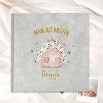 ALBUM Welurowy Prezent na Roczek Dla Dziewczynki