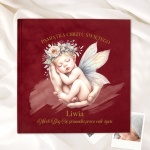ALBUM Welurowy Personalizowany Prezent na Chrzest Dla Dziewczynki