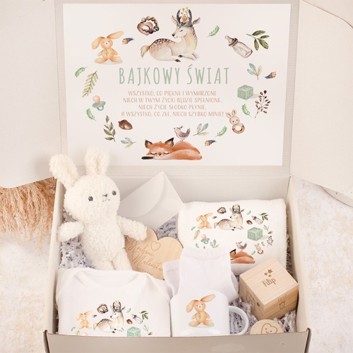 zestaw prezentowy z metryczka