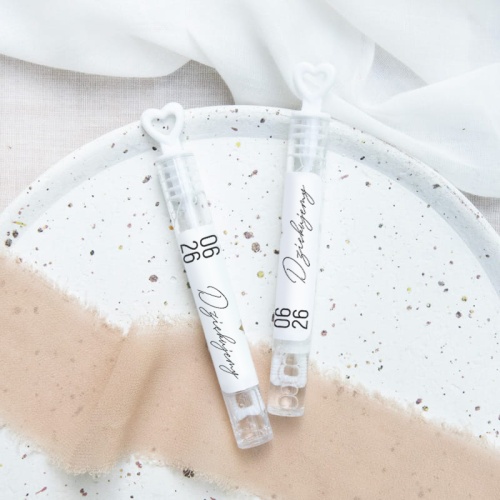 Bańki mydlane, podziękowanie dla gości na Chrzest Święty. Pomysłowe podziękowanie dla gości na Chrzest Święty