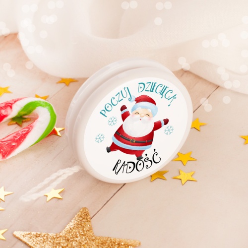 Świąteczne jojo z Mikołajem jako prezent mikołajkowy dla dzieci.