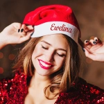 CZAPKA Mikołaja z Twoim Napisem Świąteczny HIT