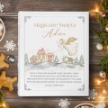 Personalizowany album na święta z imieniem dziecka i aniołkiem