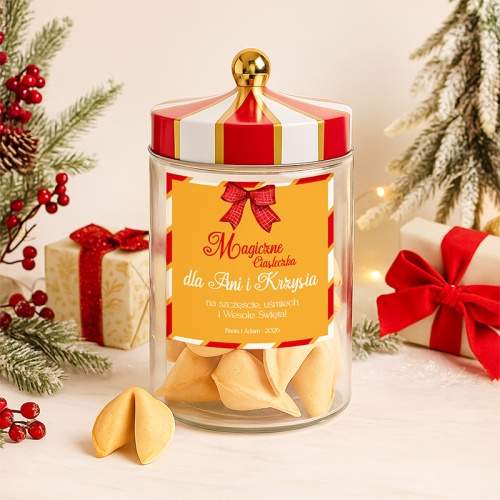 sloik swiateczny z ciasteczkami