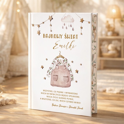 Książki z bajkami z personalizowaną okładką.