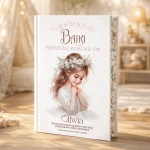 KSIĄŻKA z bajkami edukacyjny prezent na Komunię dziewczynki