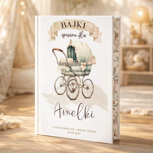 Książki z dedykacją na okładce. Prezent dla dziecka z okazji narodzin.