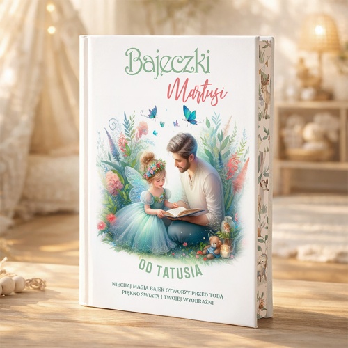 Książka z bajkami na prezent od taty.