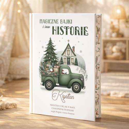 Personalizowana książka z bajkami dla dziecka. Prezent świąteczny.