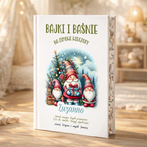 Książka z barwionym brzegiem. Świąteczny prezent dla dziecka.