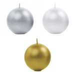 ŚWIECE kule 6cm 10szt